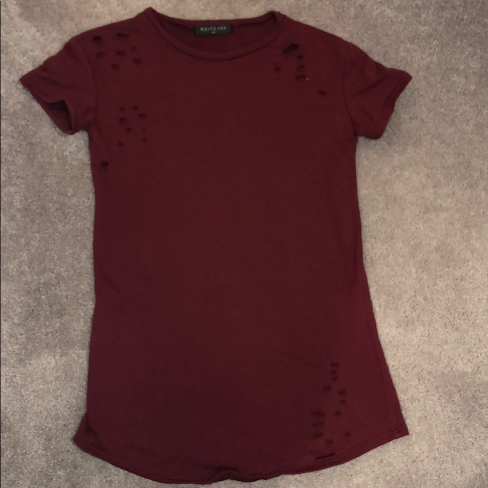 Maroon Dress